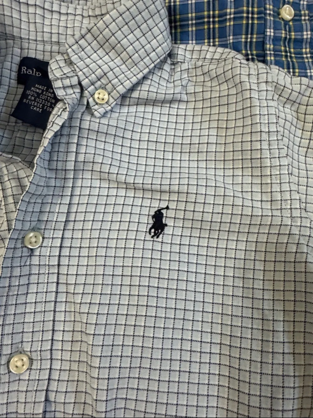 Vintage Y2K Ralph Lauren Boys Button Down Shirt Bundle Sz 4 Preppy 90s